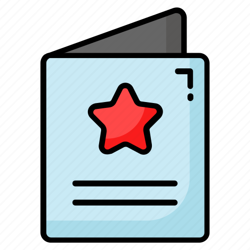 Greeting, invitation, card, star, greetings, document, wishes icon - Download on Iconfinder