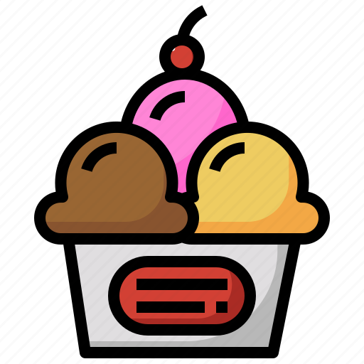 Ice, cream, dessert, summer, sweet, food icon - Download on Iconfinder