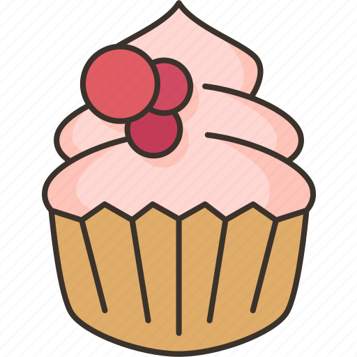 Cupcake, cream, baking, confectionery, pastry icon - Download on Iconfinder