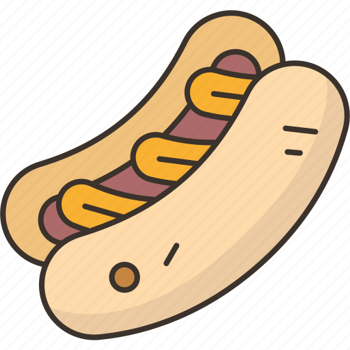 Hotdog, sausage, bread, snack, gourmet icon - Download on Iconfinder