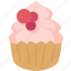 cupcake, cream, baking, confectionery, pastry 