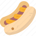 hotdog, sausage, bread, snack, gourmet