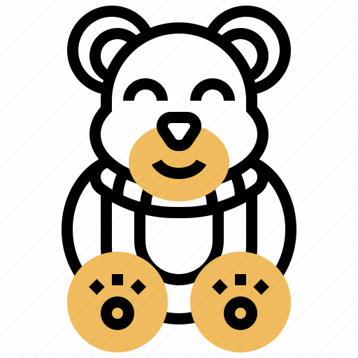Bear, doll, gift, stuffed, toy icon - Download on Iconfinder