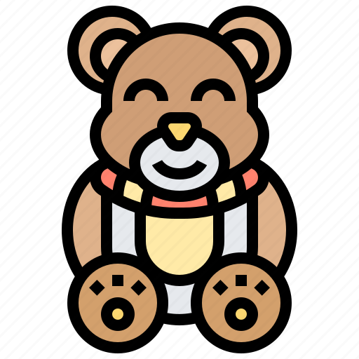 Bear, doll, gift, stuffed, toy icon - Download on Iconfinder