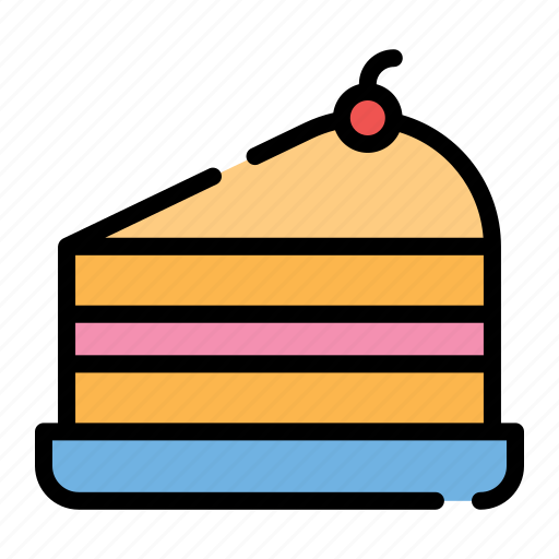 Birthday, cake, slice icon - Download on Iconfinder