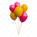 .png, balloons, birthday, party, celebration, gift, event, surprise, confetti 