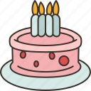 cake, birthday, celebration, dessert, party
