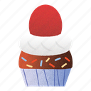 cupcake, dessert, food, bakery, muffin, party, birthday