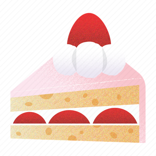 Birthday, cake, shortcake, strawberry, sliced cake, bakery, dessert icon - Download on Iconfinder