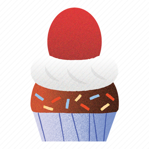 Cupcake, dessert, food, bakery, muffin, party, birthday icon - Download on Iconfinder