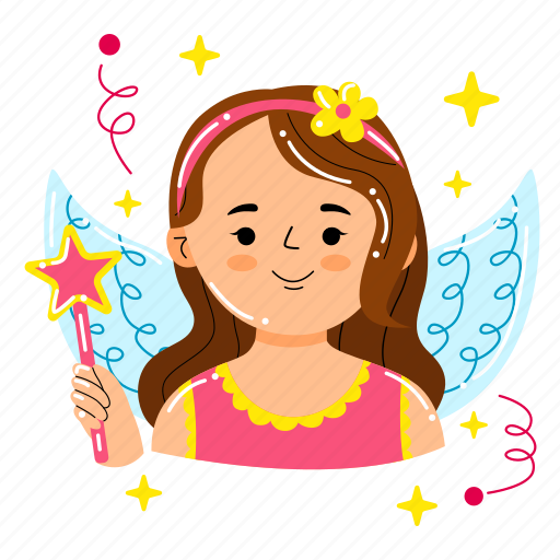 Fairy, angel, magic, birthday party, decoration, birthday, party icon - Download on Iconfinder