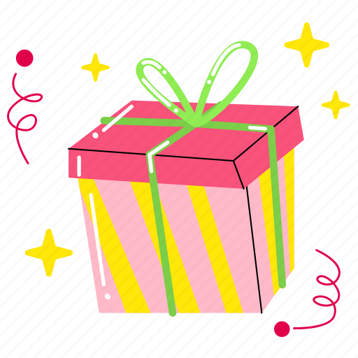 Gift box, gift, present, birthday party, decoration, birthday, party icon - Download on Iconfinder