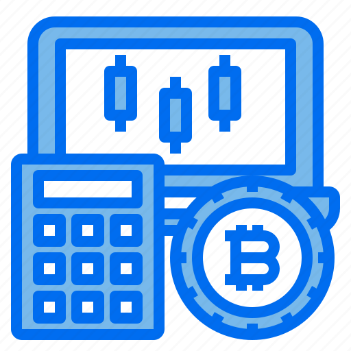 Bitcoin, calculator, chart, accounting, finance icon - Download on Iconfinder