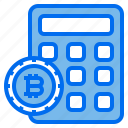 cryptocurrency, digital, money, bitcoin, calculator