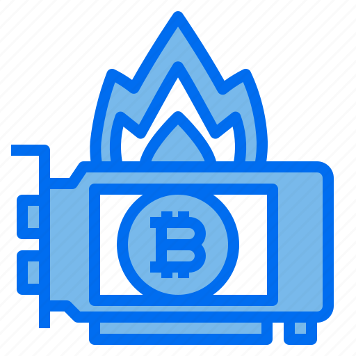 Graphic, card, bitcoin, fire, heat icon - Download on Iconfinder