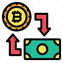 currency, exchange, bitcoin, business 