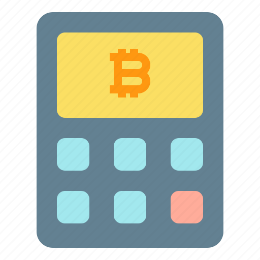 Calculator, accounting, bitcoin, currency icon - Download on Iconfinder