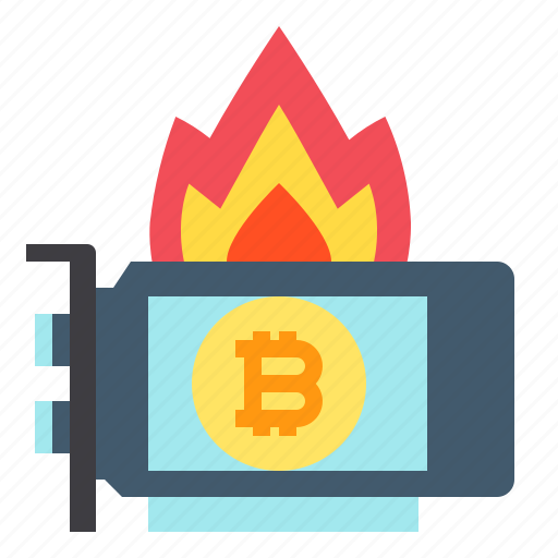Graphic, card, bitcoin, fire, heat icon - Download on Iconfinder