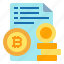 ledger, bitcoin, currency, document 