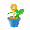 bitcoin, invest, money, dollar, coin, finance, growth, crypto, business
