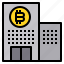 bitcoin, building, business, currency, money 