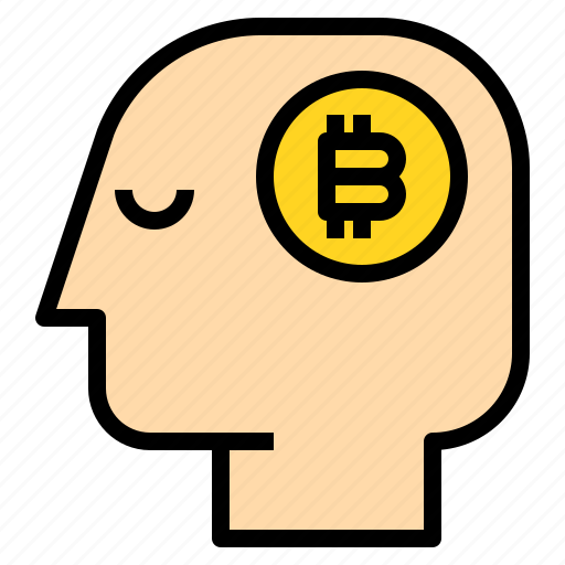 Bitcoin, business, currency, mind, money icon - Download on Iconfinder