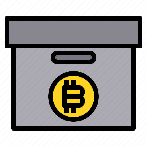 Bitcoin, box, business, currency, money icon - Download on Iconfinder