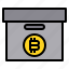 bitcoin, box, business, currency, money 