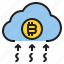 bitcoin, business, cloud, currency, money 