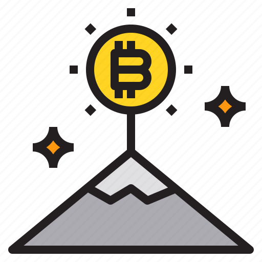 Bitcoin, business, currency, money, top, up icon - Download on Iconfinder