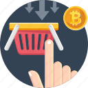 accepted, bitcoin, bitcoin accepted, cryptocurrency, currency, digital, shopping