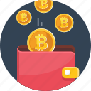 bitcoin, coin, cryptocurrency, currency, digital, money, wallet