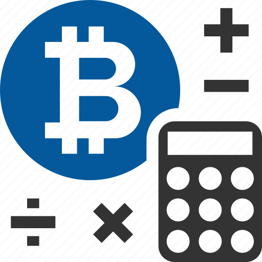 Bitcoin, calculator, coin, cryptocurrency icon - Download on Iconfinder