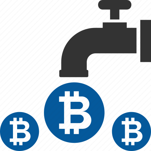 Coin, faucet, bitcoin, cryptocurrency, mining icon - Download on Iconfinder