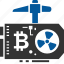 gpu, minig, bitcoin, coin, cryptocurrency 