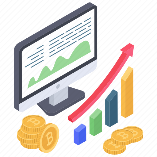 Bar graph, bitcoin analytics, bitcoin growth, cryptocurrency chart, cryptocurrency graph icon - Download on Iconfinder