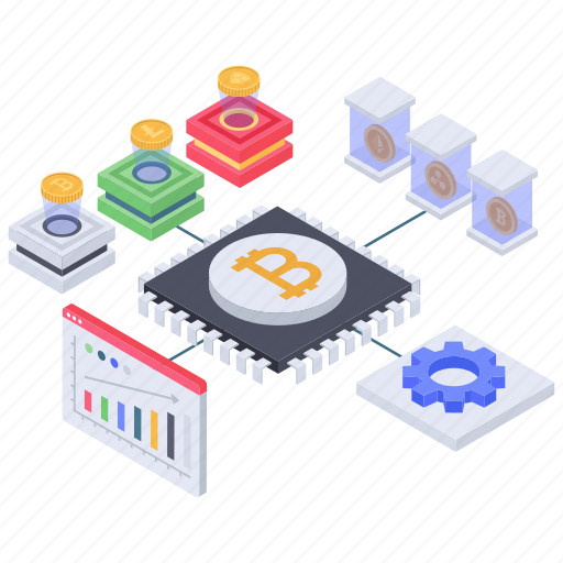 Bitcoin analytics, bitcoin management, bitcoin network, blockchain, cryptocurrency business, cryptocurrency marketplace, digital money icon - Download on Iconfinder