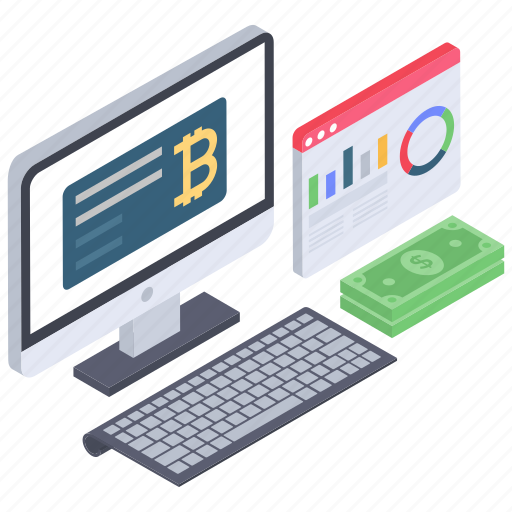 Bitcoin statistics, data infographic, online analytics, online business graph, web analytics icon - Download on Iconfinder