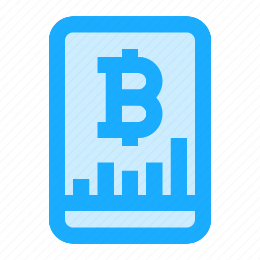 Bitcoin, cryptocurrency, application, phone, digital wallet icon - Download on Iconfinder