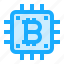 bitcoin, cryptocurrency, processor, chip, blockchain 
