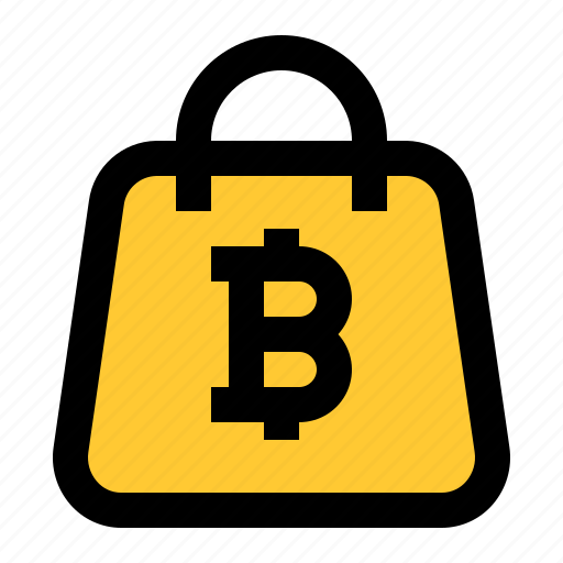 Bitcoin, cryptocurrency, bag, payment, shopping icon - Download on Iconfinder