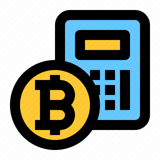 Bitcoin, cryptocurrency, calculator, calculating, earning icon - Download on Iconfinder