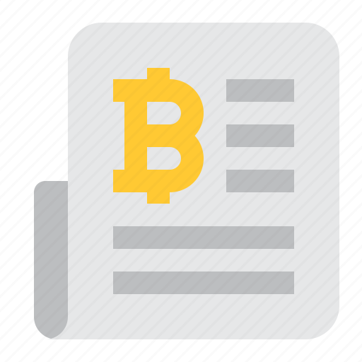 Bitcoin, cryptocurrency, announcement, information, news icon - Download on Iconfinder