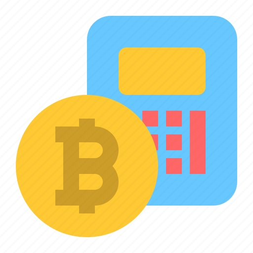 Bitcoin, cryptocurrency, calculator, calculating, earning icon - Download on Iconfinder