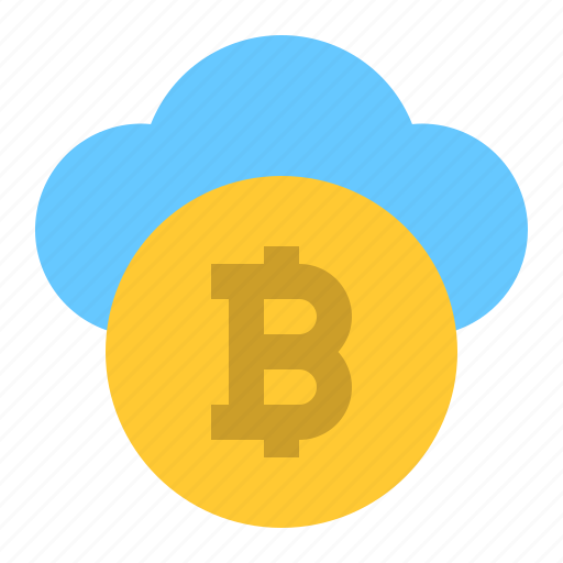 Bitcoin, cryptocurrency, cloud, blockchain, data icon - Download on Iconfinder