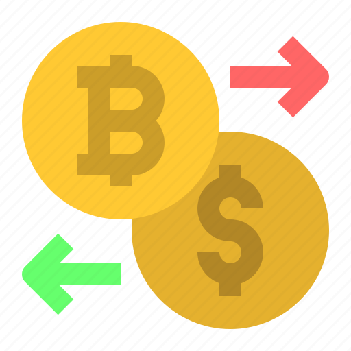 Bitcoin, cryptocurrency, exchange, conversion, dollar icon - Download on Iconfinder