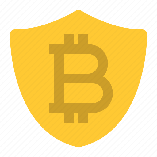 Bitcoin, cryptocurrency, protection, security, shield icon - Download on Iconfinder