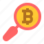 bitcoin, cryptocurrency, search, discover, examine 