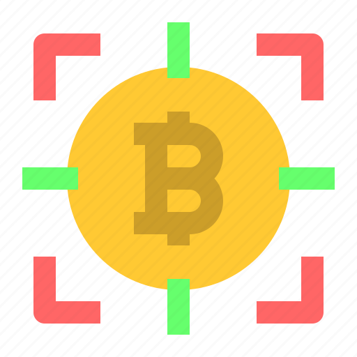 Bitcoin, cryptocurrency, target, bullseye, goal icon - Download on Iconfinder