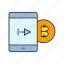 bitcoin, cryptocurrency, electronic money, finance, payment, smart phone, transaction 